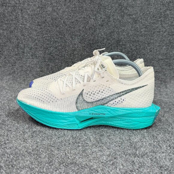Nike ZoomX Vaporfly 3 Running Shoes Women's Size 9.5 White Aquatone Athletic Run - Picture 4 of 14